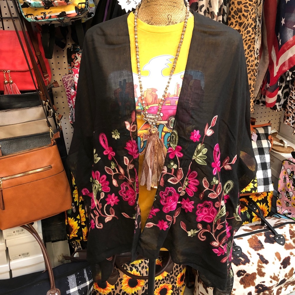 New Embroidered Kimono